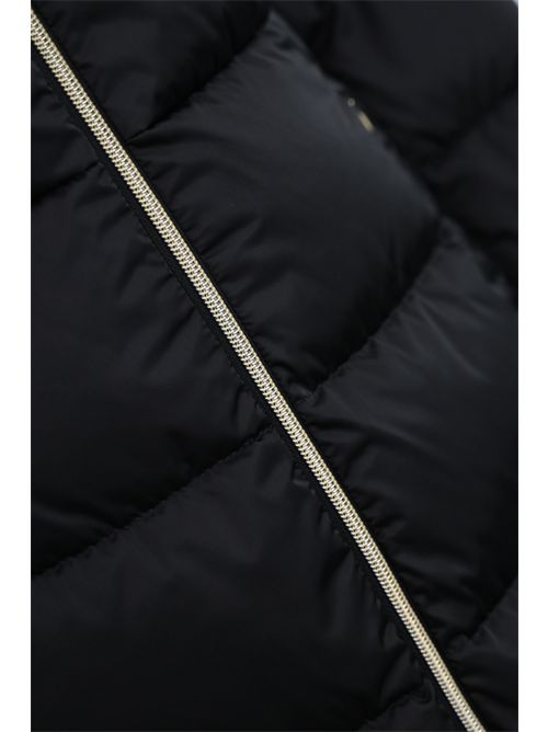 Piumino lungo trapuntato Nero Herno | PI002124D 12170Z9300